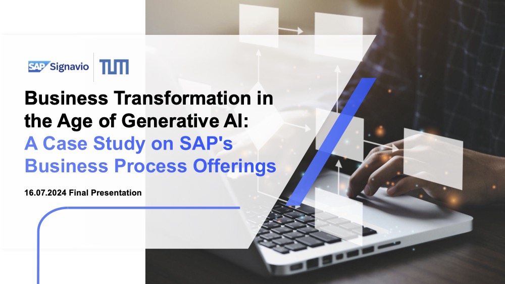 SAP Signavio AI Strategy Image